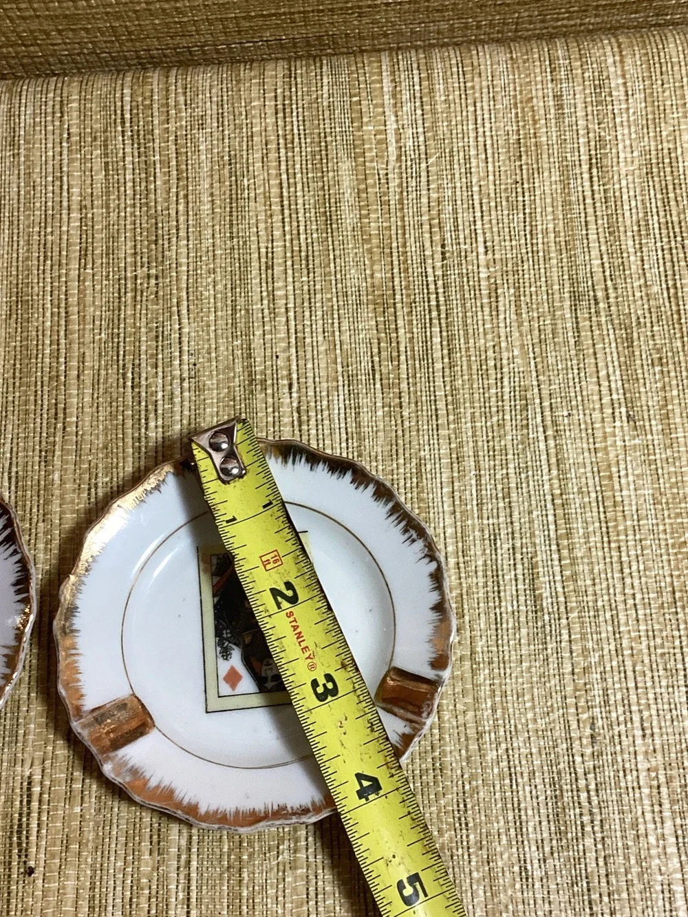 Vintage Poker Chips and Vintage Card Ashtrays